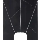 Staande lamp gemaakt van hout en Grilli Zarafa design fabric gemaakt in Italië Viadurini