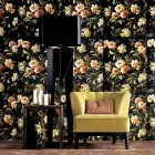 Staande lamp gemaakt van hout en Grilli Zarafa design fabric gemaakt in Italië Viadurini