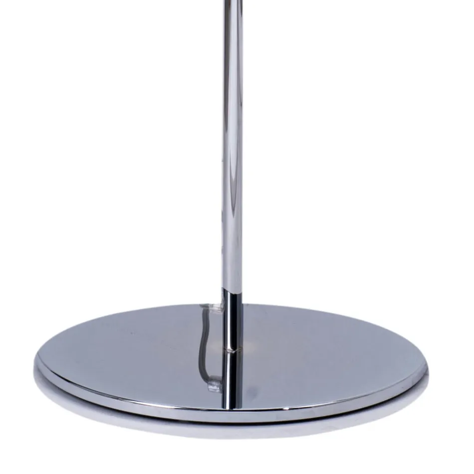 Glazen vloerlamp met twee afwerkingen en een metalen frame, gemaakt in Italië - Brera Viadurini