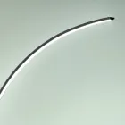 Moderne dimbare LED-vloerlamp in zwart, goud of wit metaal - Gondola Viadurini