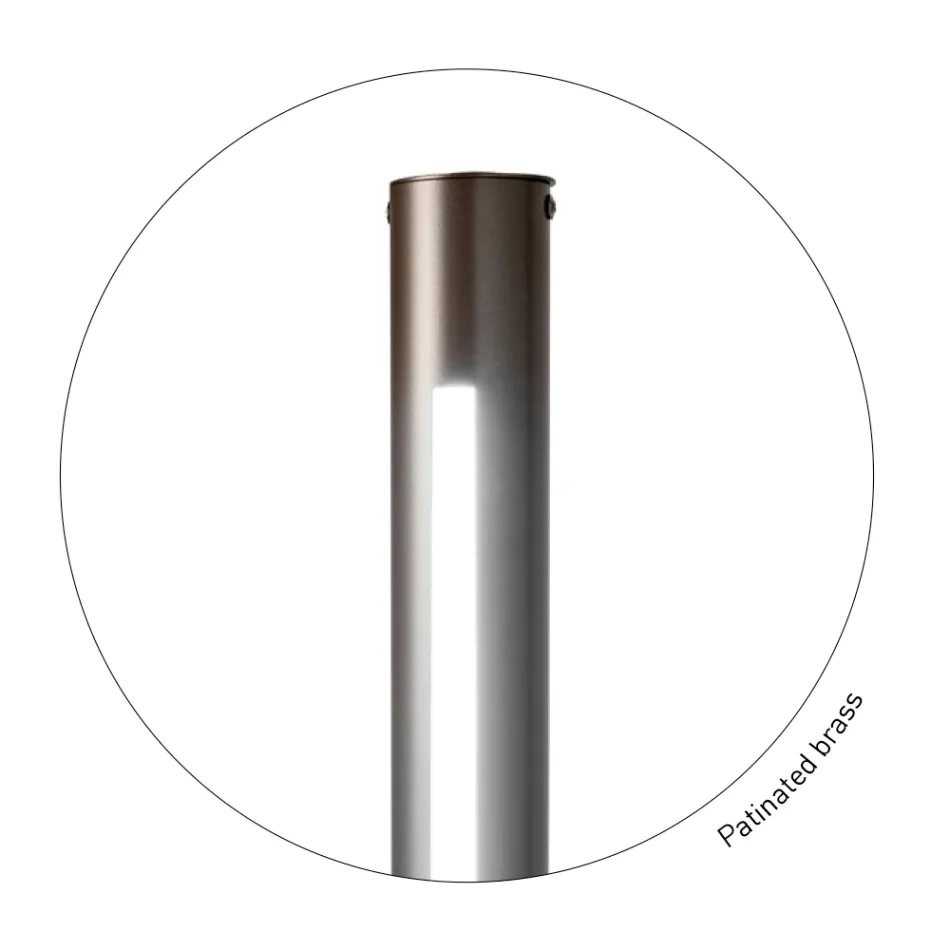 Moderne metalen vloerlamp met dubbele verlichting Made in Italy - Roman Viadurini