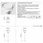 Rozenvormige moderne design buitenvloerlamp - Baby Love van Myyour Viadurini