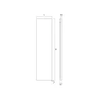 Koolstofstalen stralingsplaat met elektrisch systeem Made in Italy - Bigne Viadurini