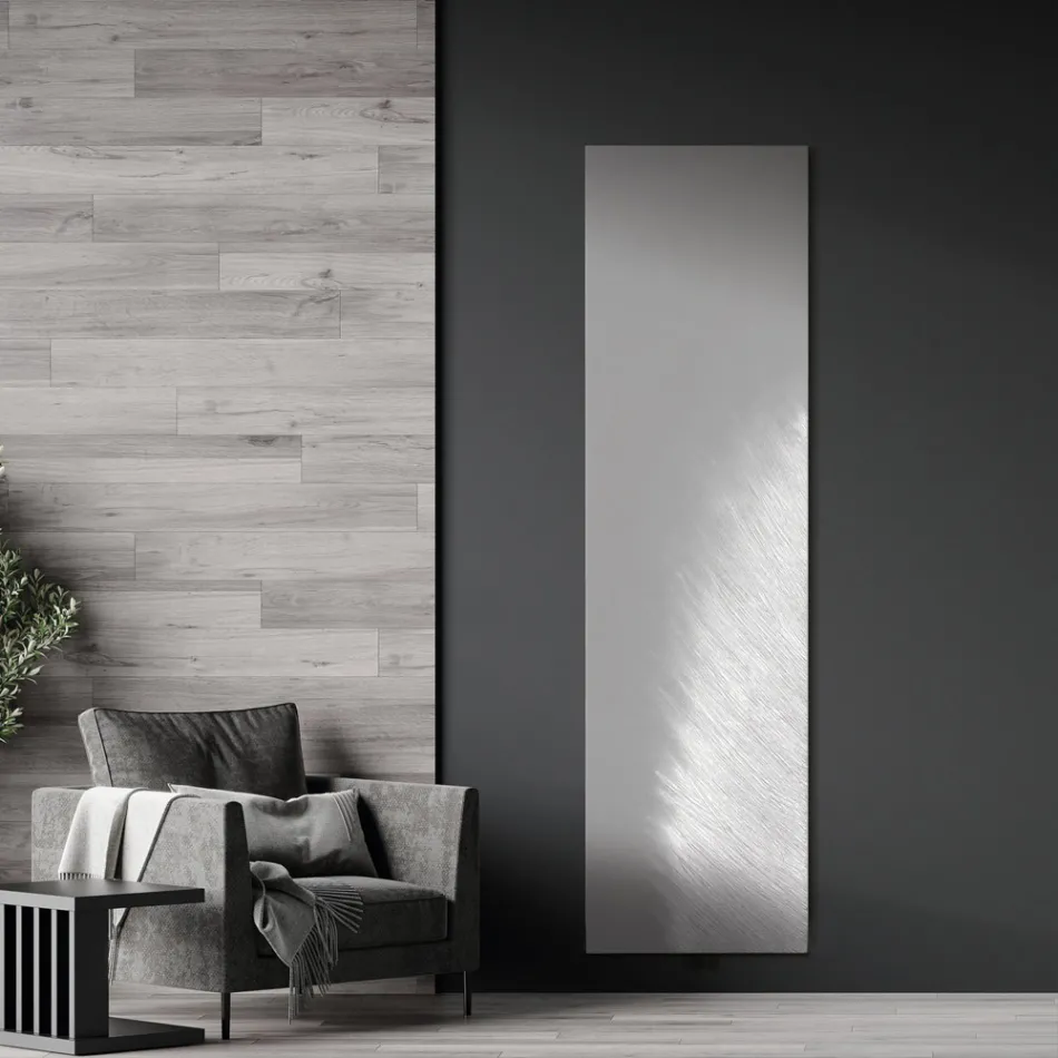 Basalt elektrische stralingsplaat met designkap, gemaakt in Italië. Viadurini