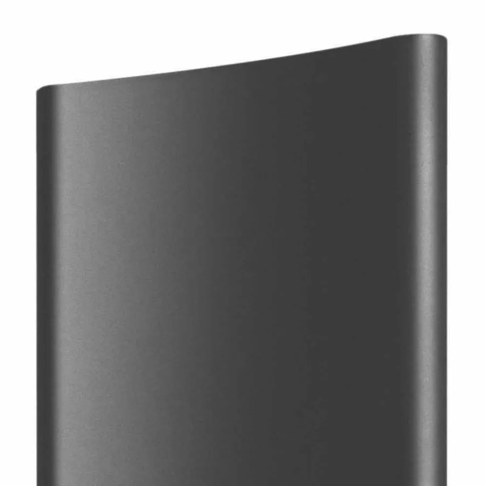 Elektrische stralingsplaat Moderne wandradiator tot 1000 W - Gebogen Viadurini