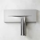 Horizontale ontwerp hydraulische stralingsplaat in staal tot 820 W - gesneden Viadurini