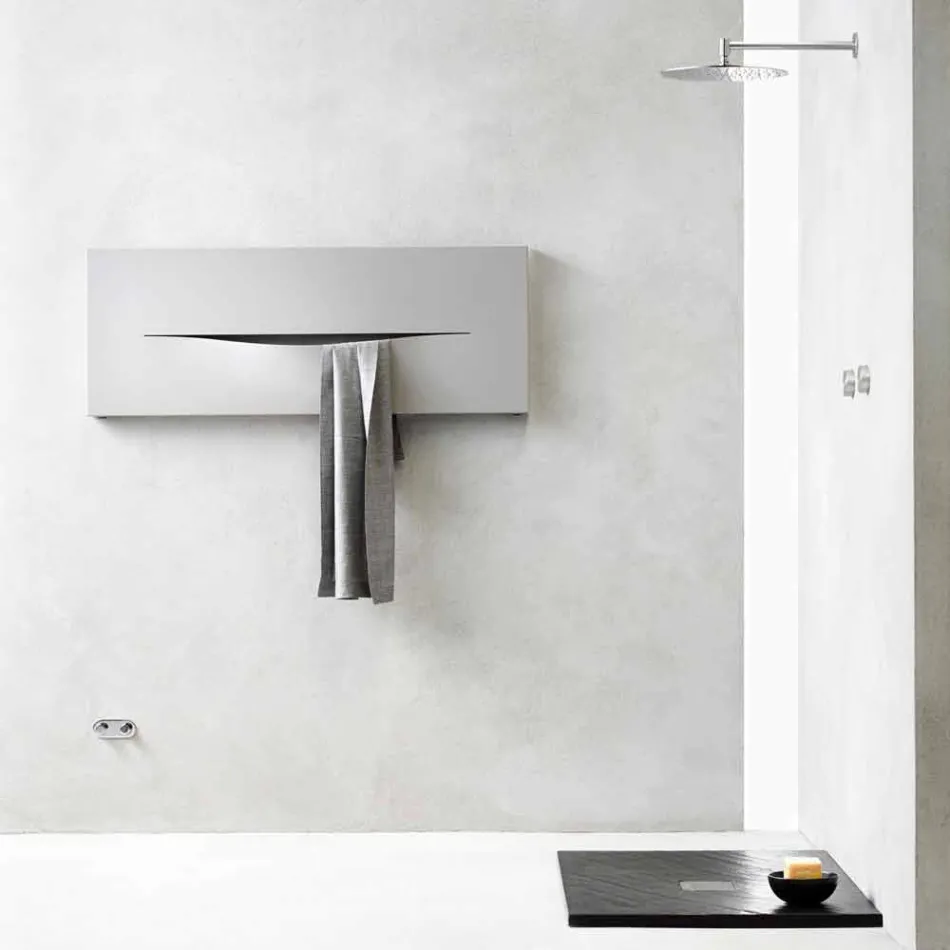 Horizontale ontwerp hydraulische stralingsplaat in staal tot 820 W - gesneden Viadurini