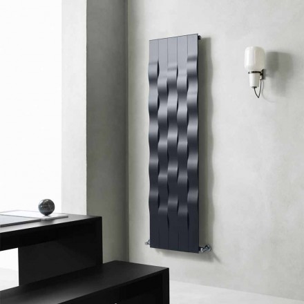 Verticale Design 5 Bar Stalen Stralingsplaat tot 1003 Watt - Rivier Viadurini