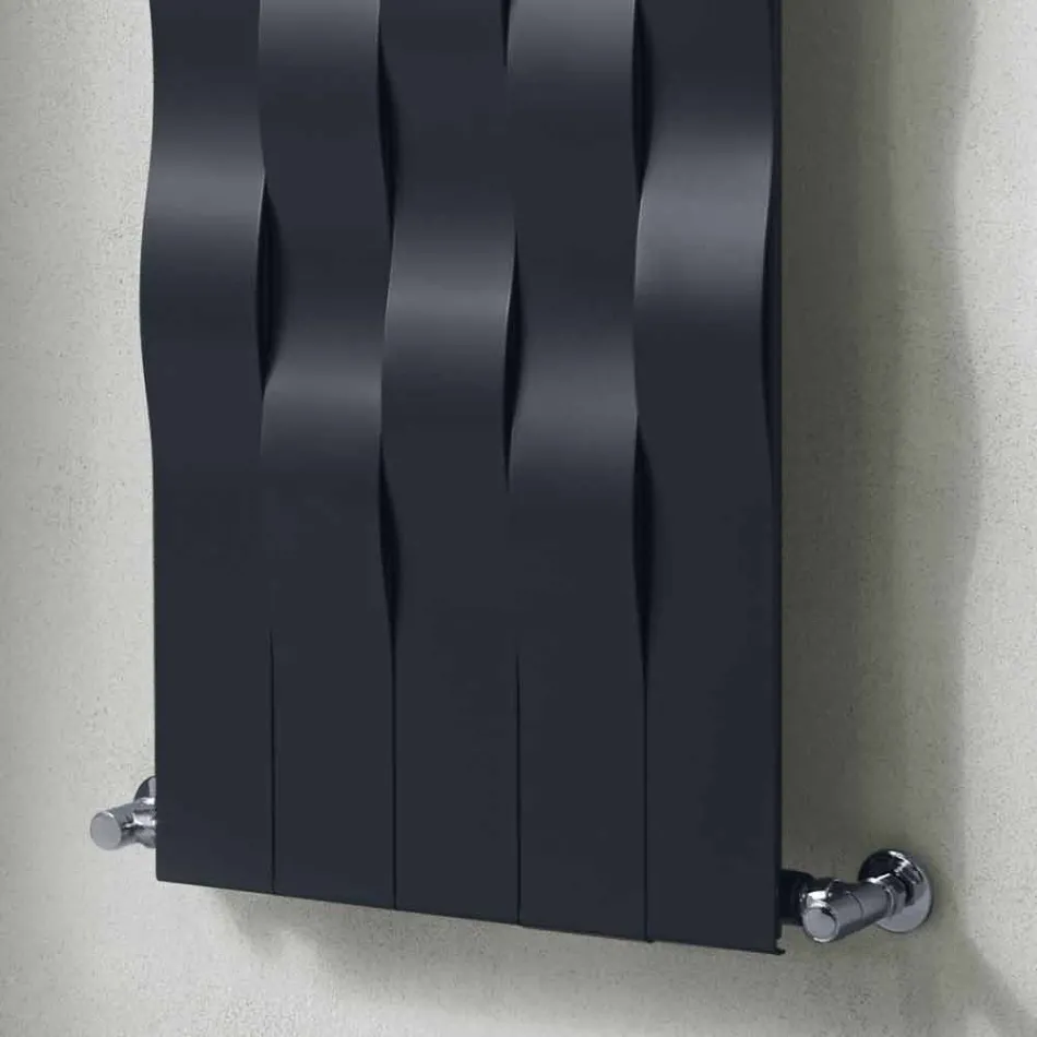 Verticale Design 5 Bar Stalen Stralingsplaat tot 1003 Watt - Rivier Viadurini