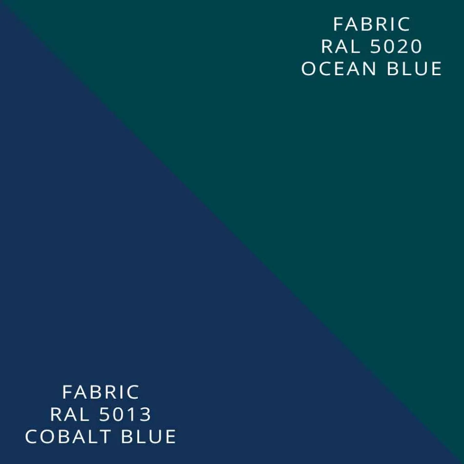 Stralingsplaat in aluminium en elektrisch en gekleurd textielontwerp 150 W - Sam Viadurini