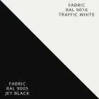 Stralingsplaat in aluminium en elektrisch en gekleurd textielontwerp 150 W - Sam Viadurini