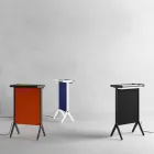 Stralingsplaat in aluminium en elektrisch en gekleurd textielontwerp 150 W - Sam Viadurini