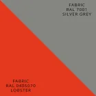 Stralingsplaat in aluminium en elektrisch en gekleurd textielontwerp 150 W - Sam Viadurini