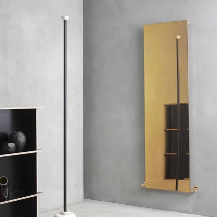 Verticale stralingsplaat in goud Modern design Fijn tot 595 W - IJs Viadurini