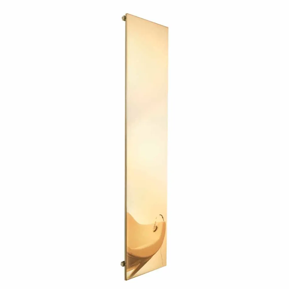 Verticale stralingsplaat in goud Modern design Fijn tot 595 W - IJs Viadurini