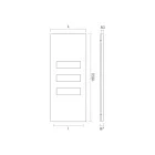 Hydraulische verwarmingsplaat van koolstofstaal Made in Italy - gekonfijt Viadurini