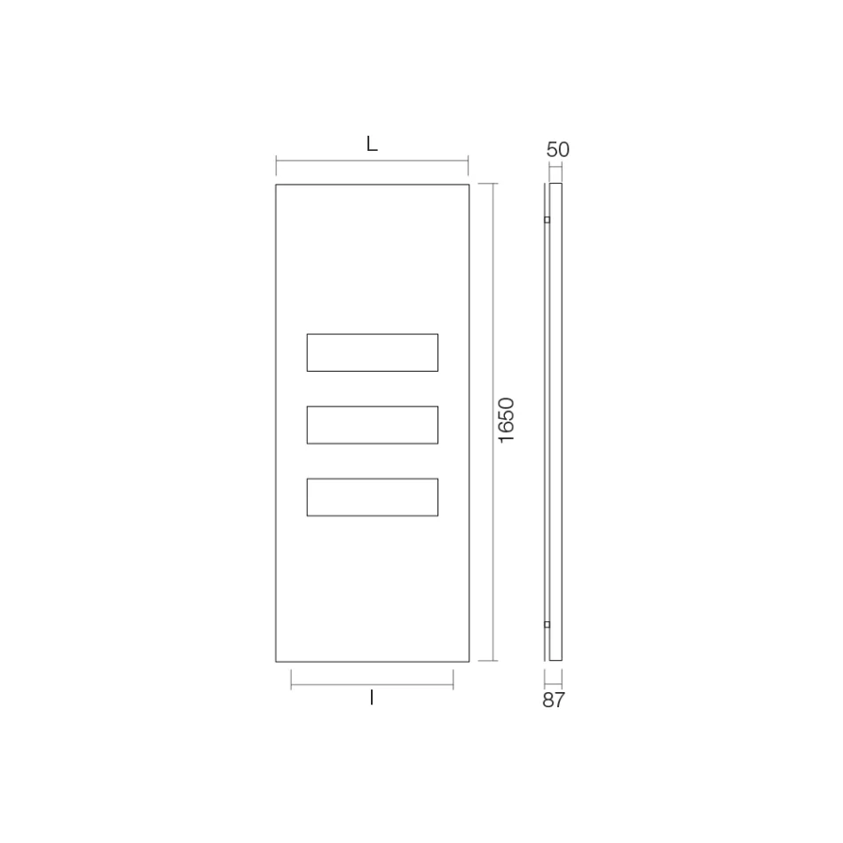 Hydraulische verwarmingsplaat van koolstofstaal Made in Italy - gekonfijt Viadurini