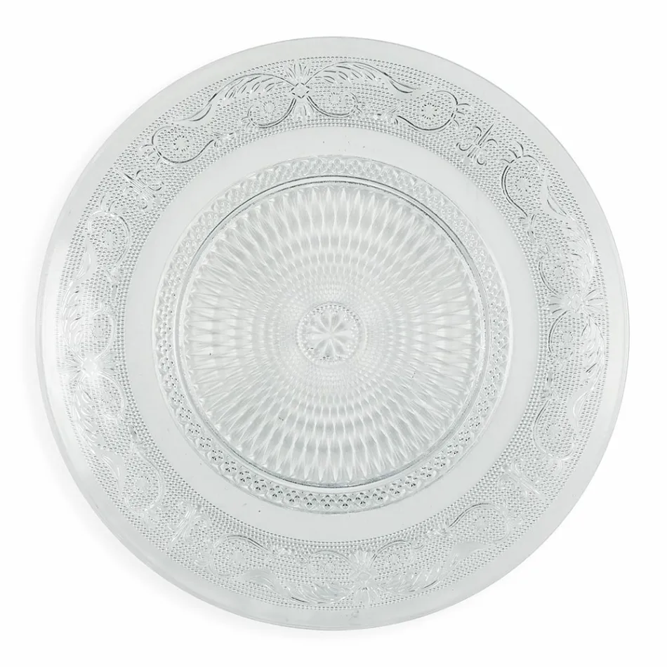 Transparante Glasplaten Luxe Klassiek Decor 18 Stuks - Palazzo Viadurini