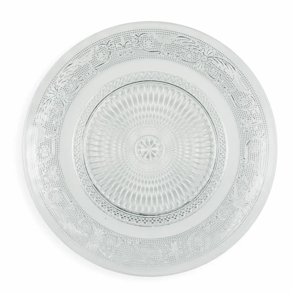 Transparante Glasplaten Luxe Klassiek Decor 18 Stuks - Palazzo Viadurini