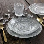 Transparante Glasplaten Luxe Klassiek Decor 18 Stuks - Palazzo Viadurini