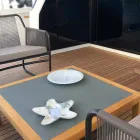 Moderne marmeren schotel in de vorm van een zeester Made in Italy - Ticcio Viadurini