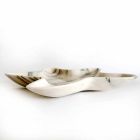 Moderne marmeren schotel in de vorm van een zeester Made in Italy - Ticcio Viadurini