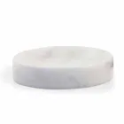 Witte Carrara marmeren zeepschaal gemaakt in Italië - Sismo Viadurini