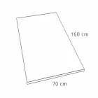 Hars Douchebak Betoneffect Afwerking 160x70 Modern - Cupio Viadurini