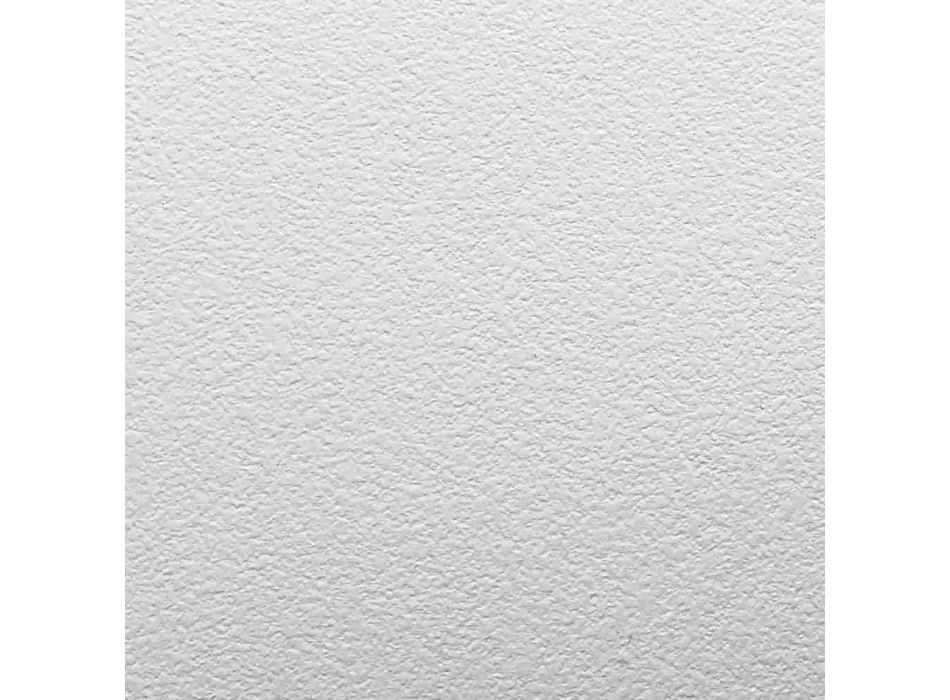 Vierkante douchebak 80x80 cm in wit harsfluweeleffect - Estimo Viadurini