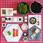 Zeshoekige serveerschaal in wit Carrara-marmer of zwarte Marquinia - Ludivine Viadurini