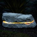 Stone verlichten met geluid diffuser Fior di Pesco Carnico Sound