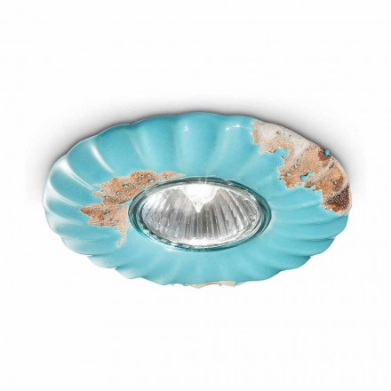 Plafond round plafond handgemaakte keramiek Cindy Ferroluce Viadurini