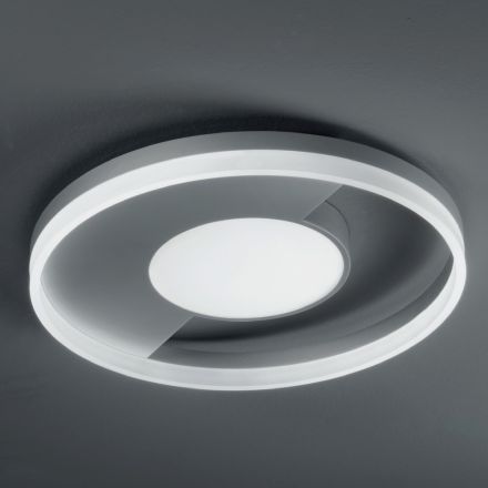 LED-wandlamp van metaal met diffusor aan de buitenrand - Carmelino Viadurini