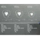 Plafondlamp LED-wandlamp in goud of zilverkleurig metaal - Rosella Viadurini