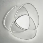 Plafondlamp LED-wandlamp in goud of zilverkleurig metaal - Rosella Viadurini