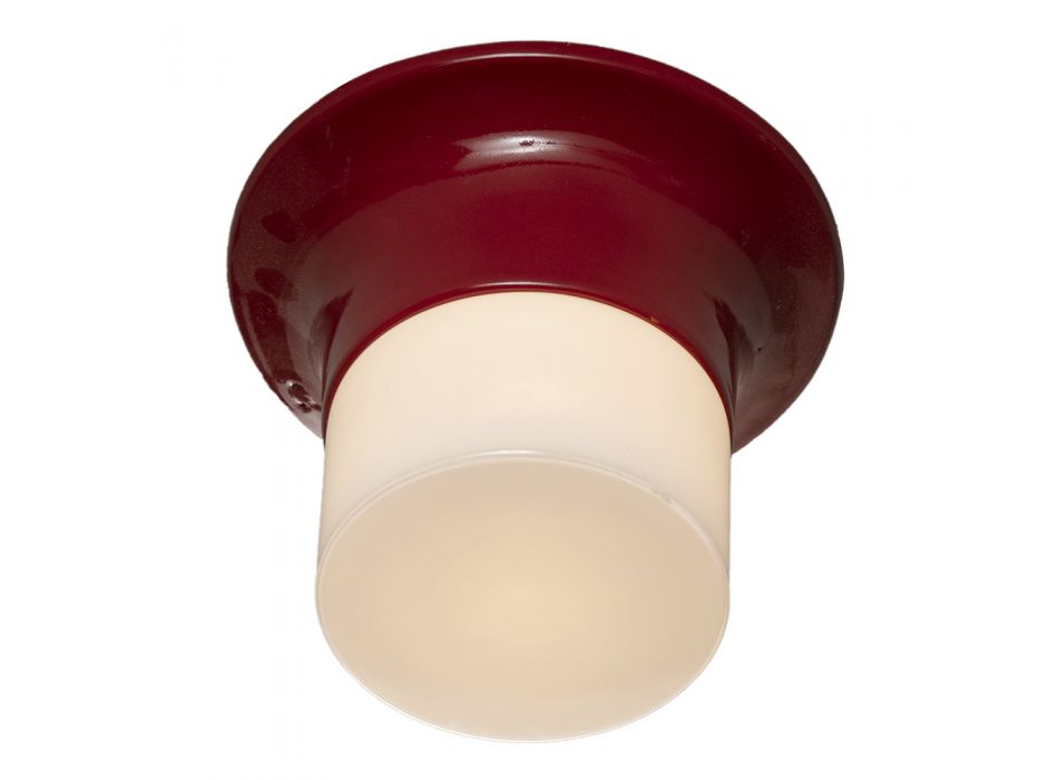 Handgemaakte buitenplafondlamp in Majolica Made in Italy - Toscot Swinger Viadurini