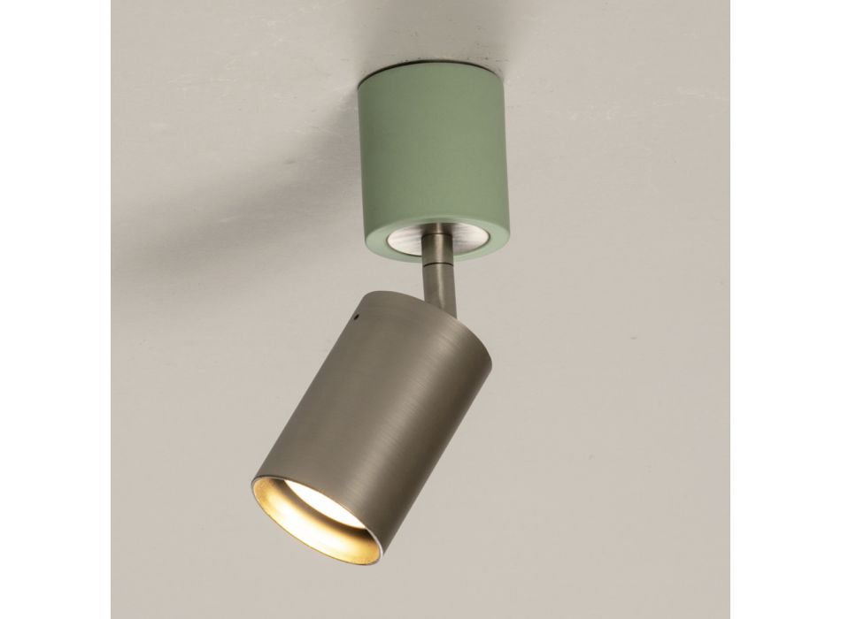Ambachtelijke plafondlamp van keramiek en metaal Made in Italy - Toscot Match Viadurini