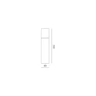 Ambachtelijke plafondlamp van keramiek en messing Made in Italy - Toscot Match Viadurini