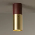 Ambachtelijke plafondlamp van keramiek en messing Made in Italy - Toscot Match Viadurini