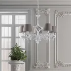 Witte LED-plafondlamp voor het verlichten van moderne en strakke ruimtes – Dalia Viadurini