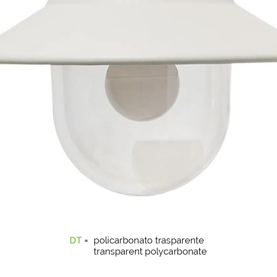 Buitenplafondlamp in aluminium gemaakt in vintage stijl in Italië - Cassandra Viadurini