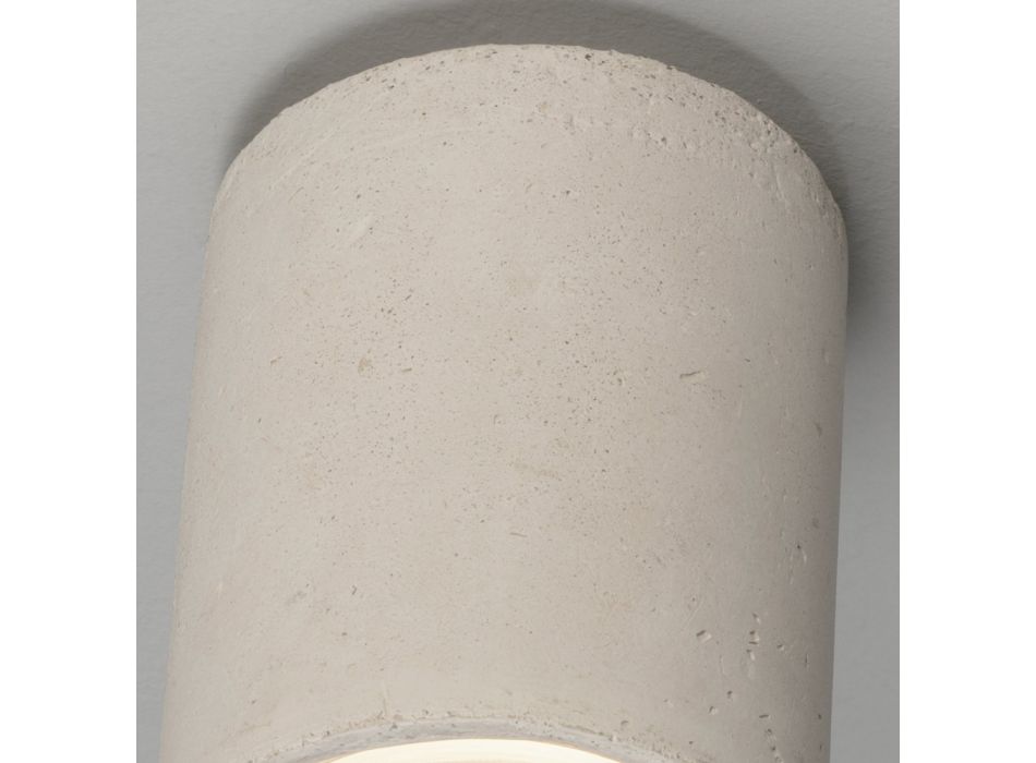 Buitenplafondlamp in gekleurde klei handgemaakt in Italië - Toscot Hans Viadurini