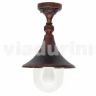 Tuinplafondlamp van gegoten aluminium gemaakt in Italië, Anusca Viadurini