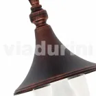 Tuinplafondlamp van gegoten aluminium gemaakt in Italië, Anusca Viadurini