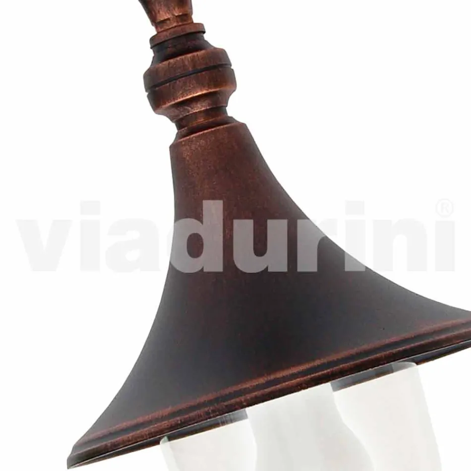 Tuinplafondlamp van gegoten aluminium gemaakt in Italië, Anusca Viadurini