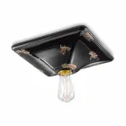 Plafond plafond retro stijl keramische Karen Ferroluce Viadurini