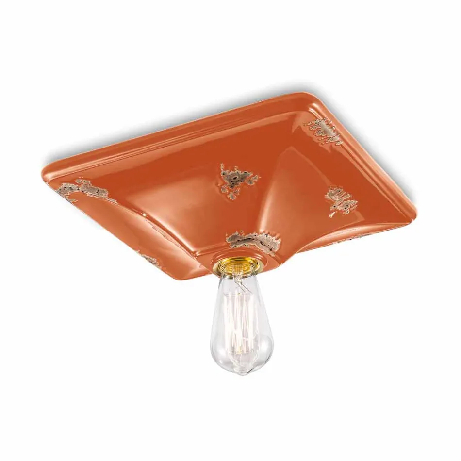 Plafond plafond retro stijl keramische Karen Ferroluce Viadurini