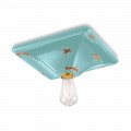 Plafond plafond retro stijl keramische Karen Ferroluce