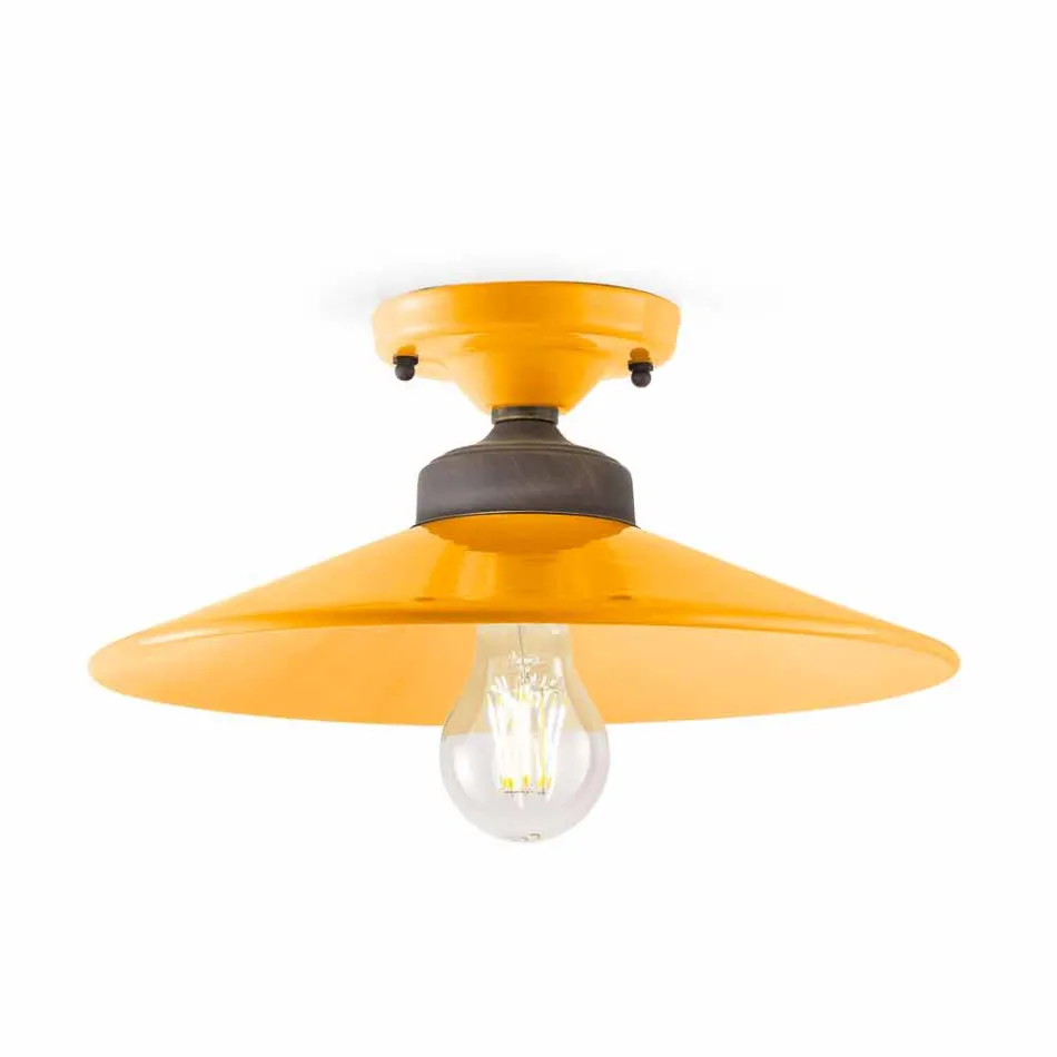 Plafondlamp Design plafondlamp keramiek en ottone Cecilia Viadurini