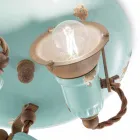 ontwerp plafondspots drie industriële stijl Allison Ferroluce Viadurini